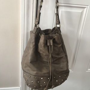 Express stone colored shoulder bag/purse
